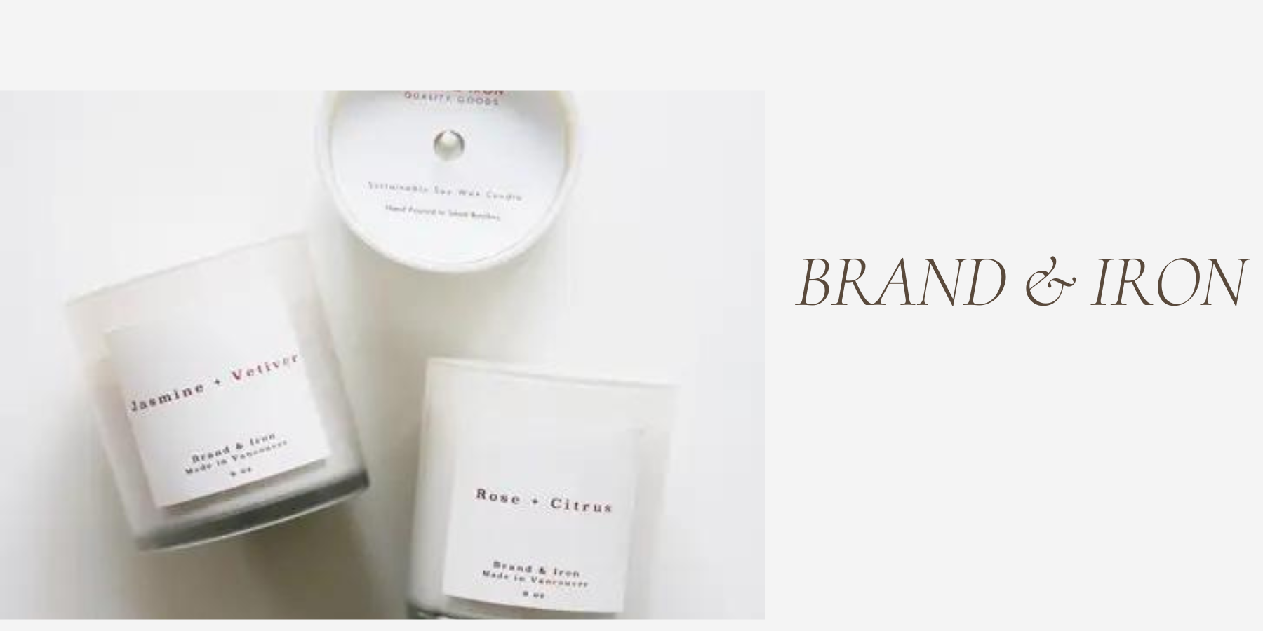Brand & Iron Candle Collection