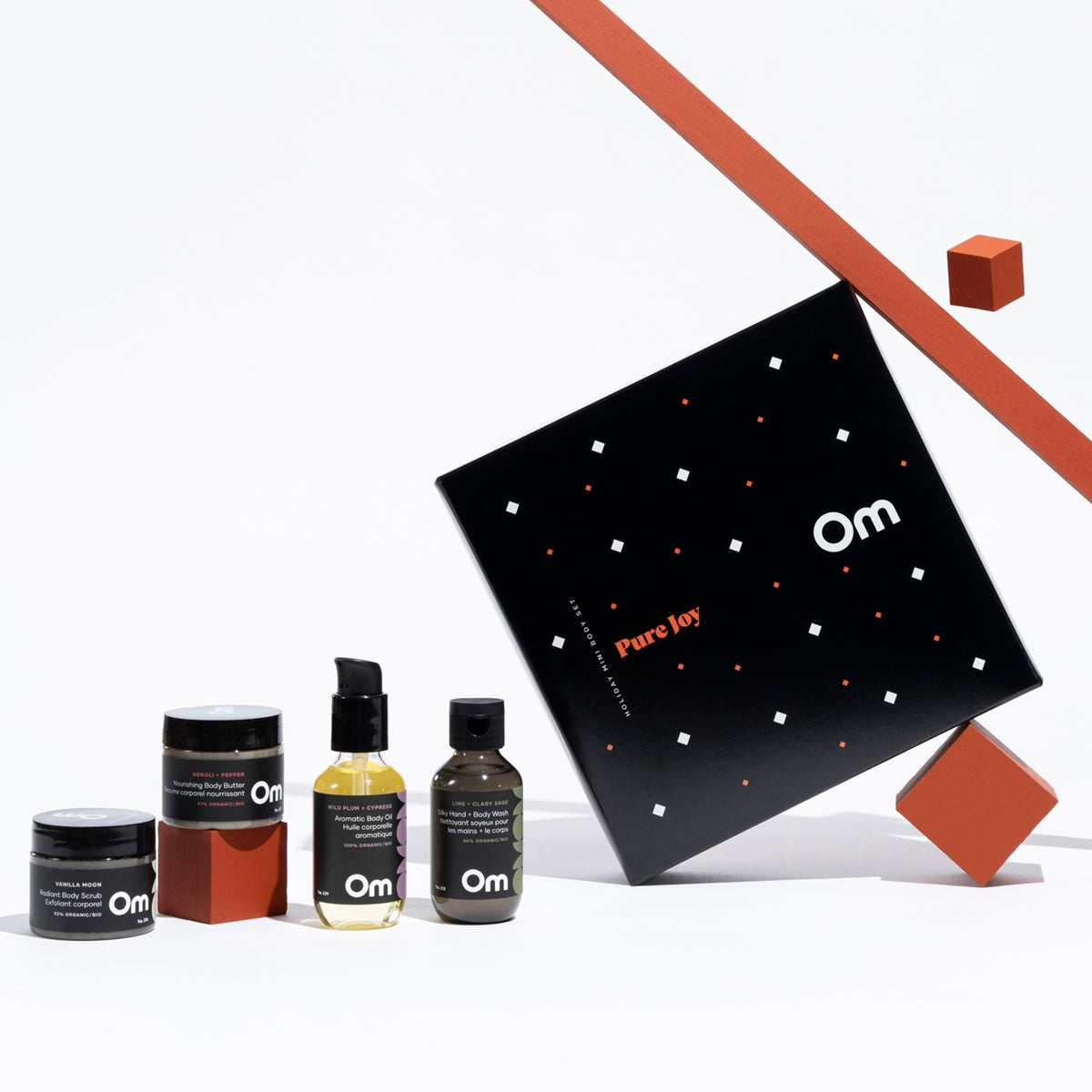 Pure Joy : Holiday Mini Body Set by OM Organics Skincare