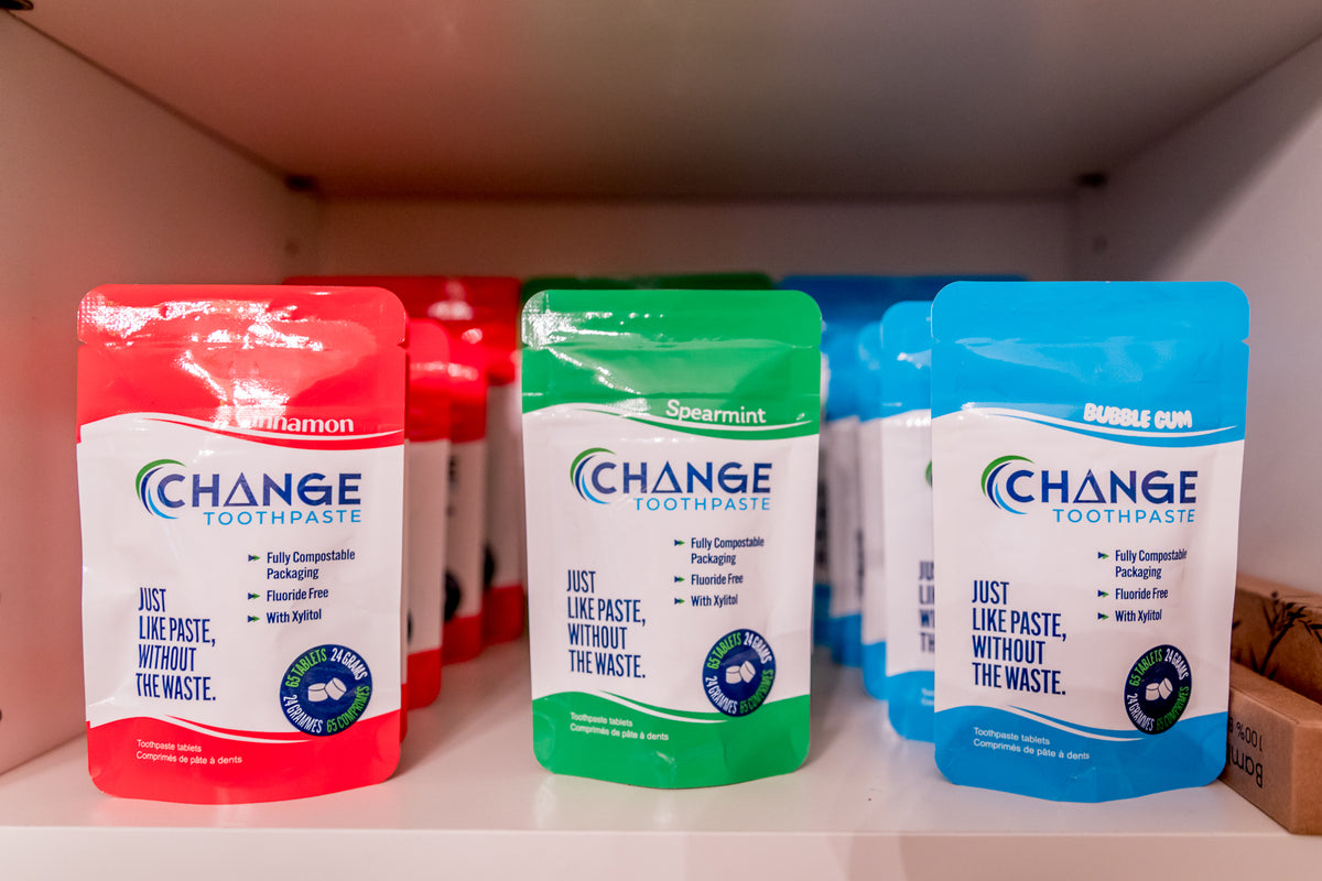 Change Toothpaste Tablets-  1 Month - Cinnamon Flavour.