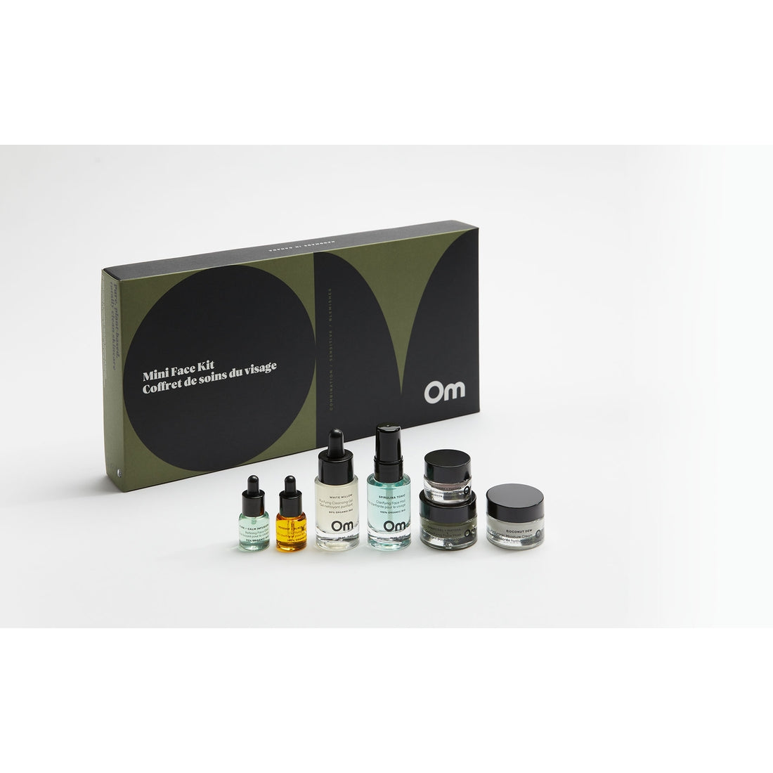 Mini Face Care Travel / Sample Kit - Combination / Sensitive / Blemish Prone- OM Organics Skincare