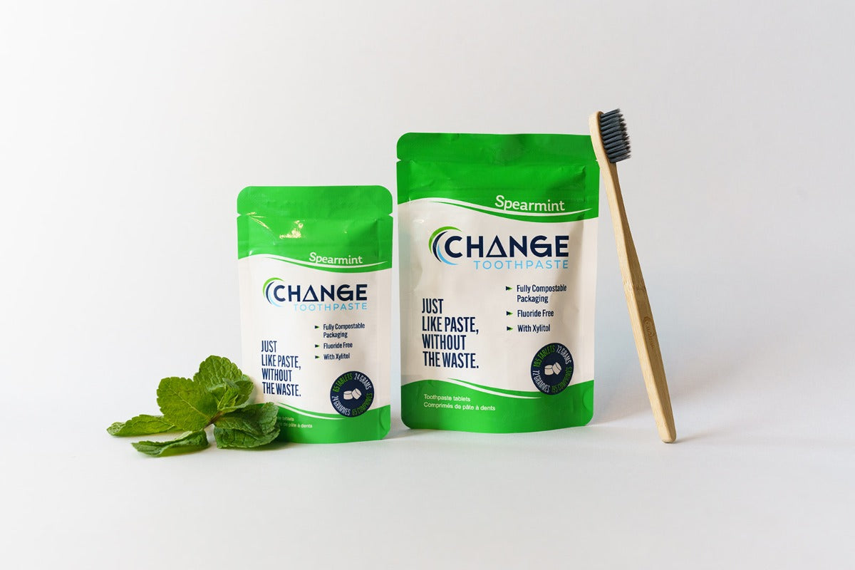 Change Toothpaste Tablets-  3 Month - Spearmint Flavour.