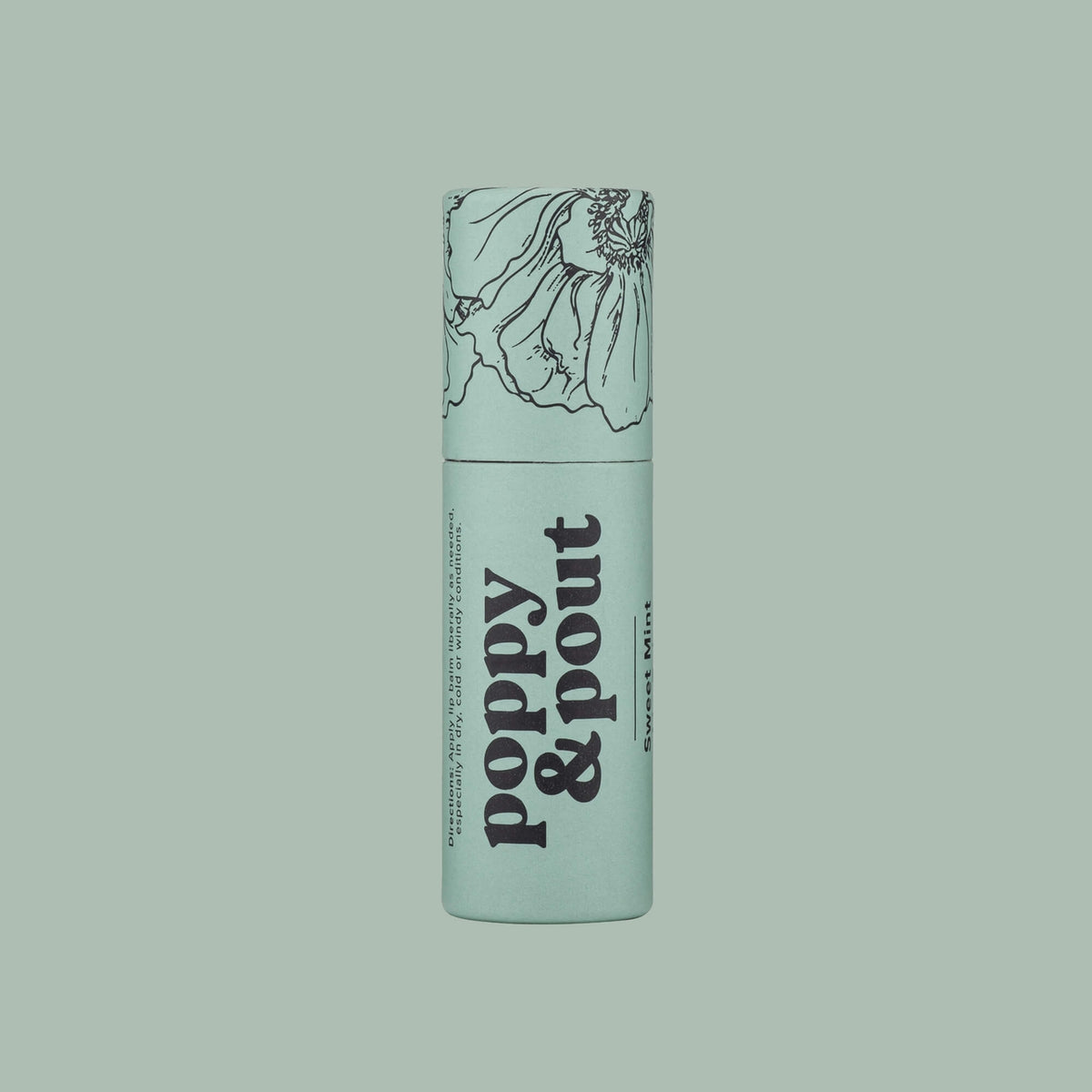 Poppy &amp; Pout Lip Balm, Sweet Mint