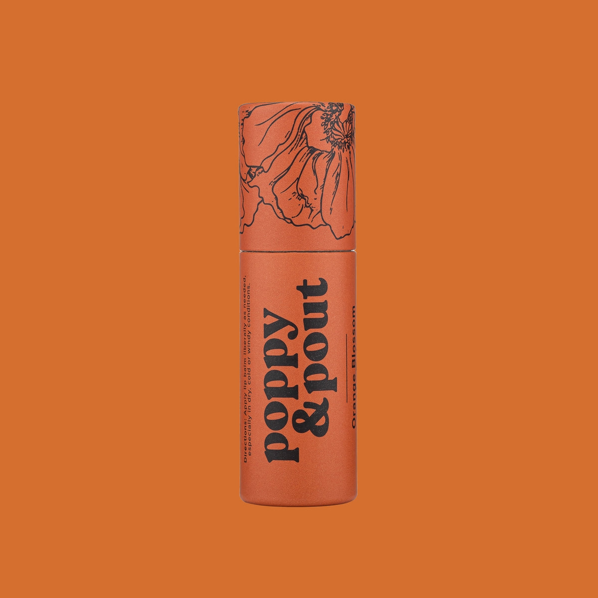 Poppy &amp; Pout Lip Balm, Orange Blossom