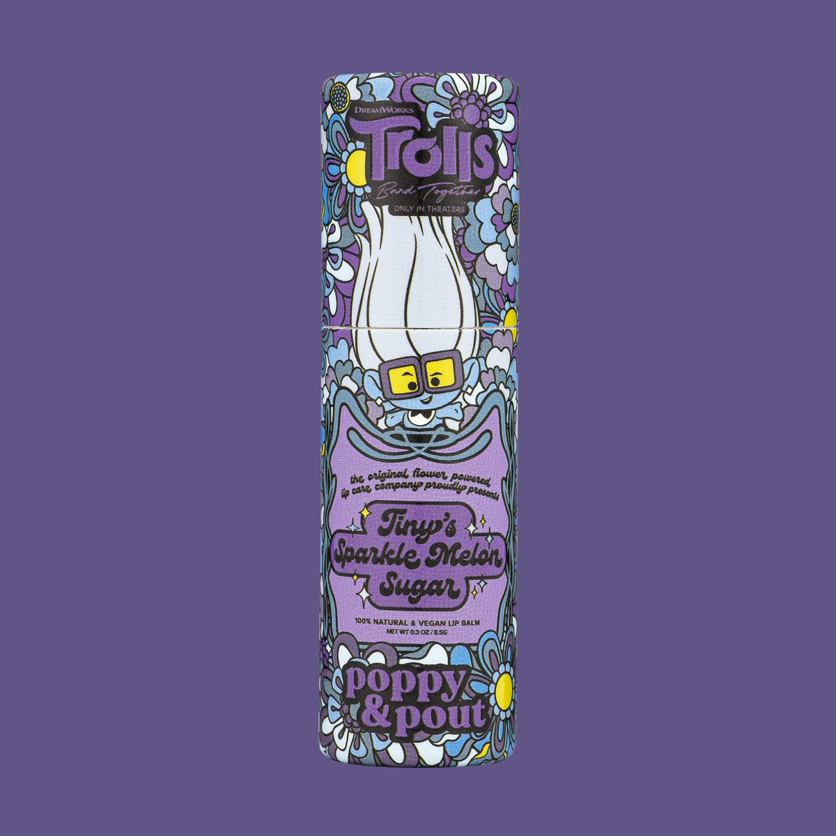 &quot;Trolls 3&quot; Lip Balm - Poppy &amp; Pout ( 4 Options to choose from)