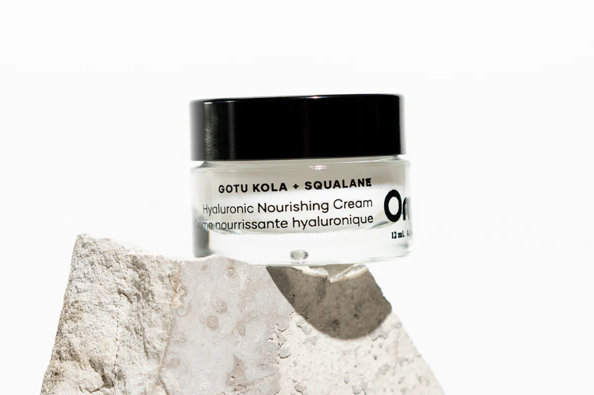 Gotu Kola + Squalane Hyaluronic Nourishing Cream- OM Organics Skincare- Full size &amp; Mini