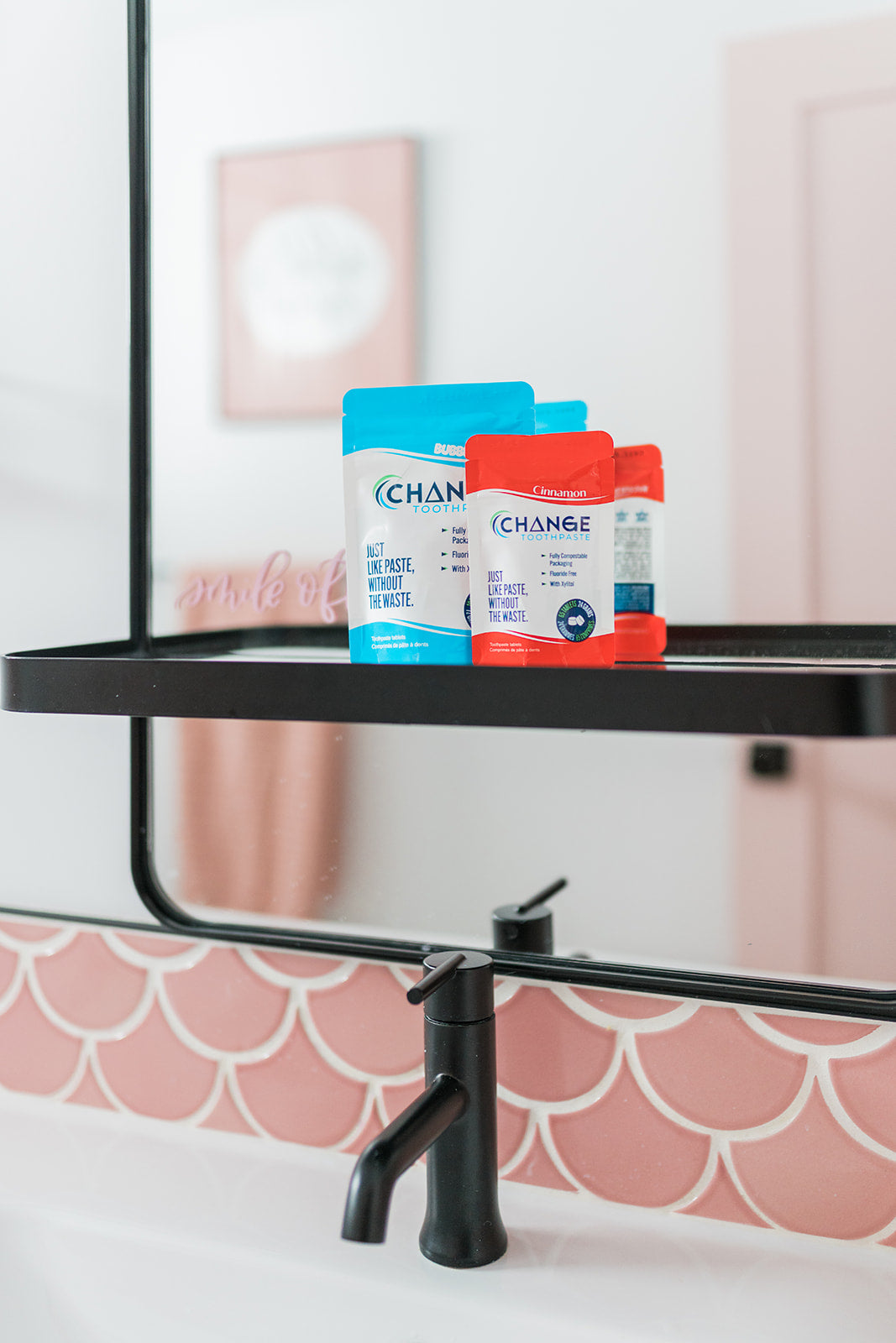 Change Toothpaste Tablets-  1 Month - Bubblegum Flavour.