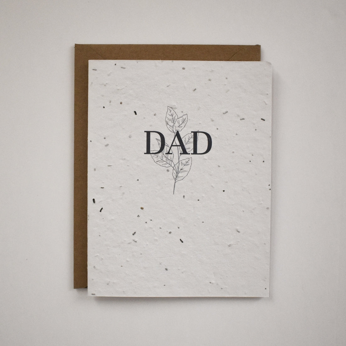 Father&#39;s Day - Greenery - Plantable Greeting Card