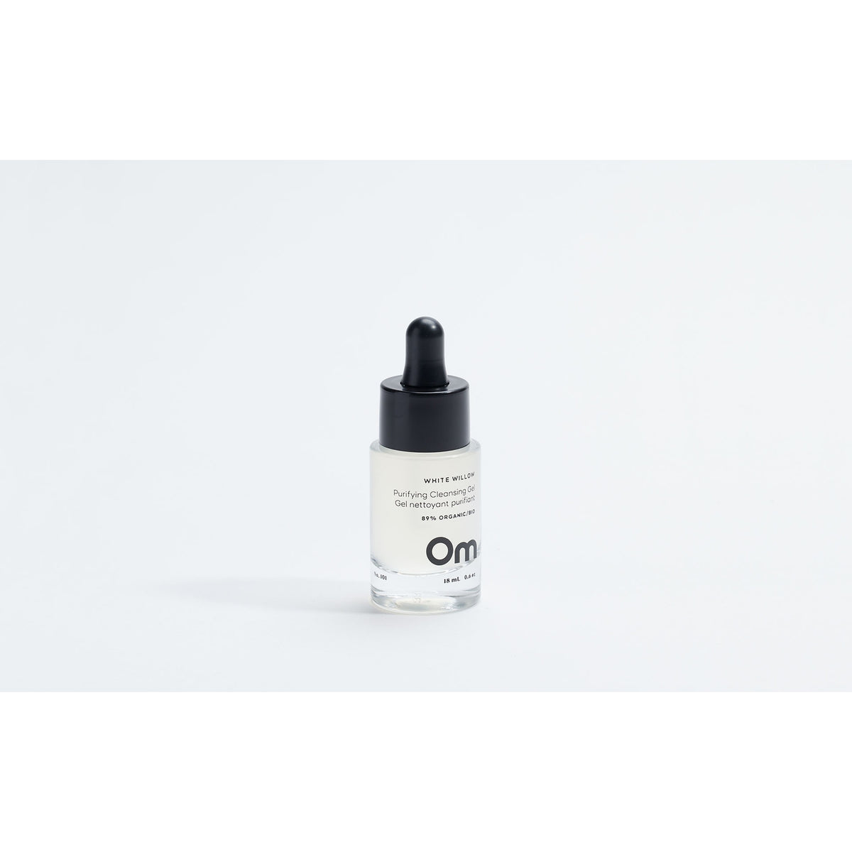 White Willow Purifying Cleansing Gel - OM Organics Skincare - Full Size &amp; Mini