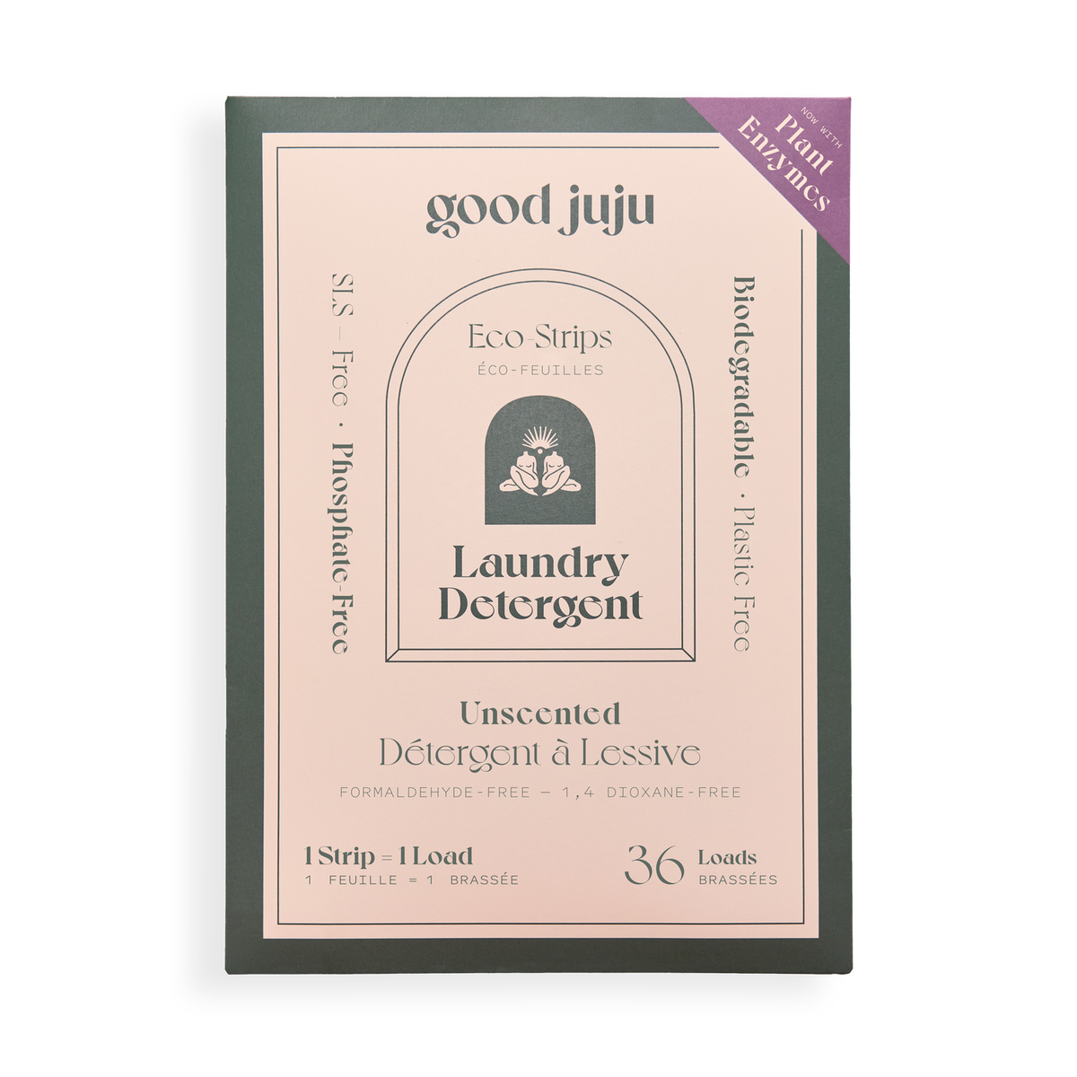 Good Juju Laundry Detergent Eco-Strips Unscented - 36 Loads