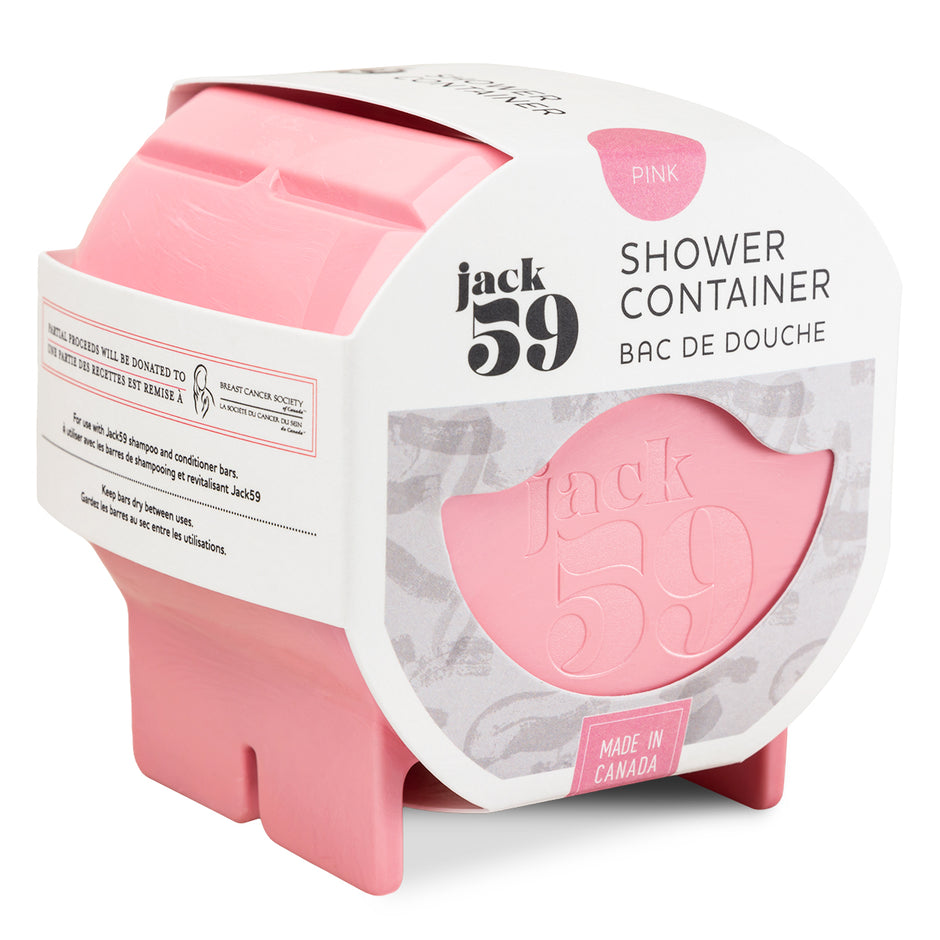 Jack59 Shower Container -100% Compostable( Black, Pink or Hemp)