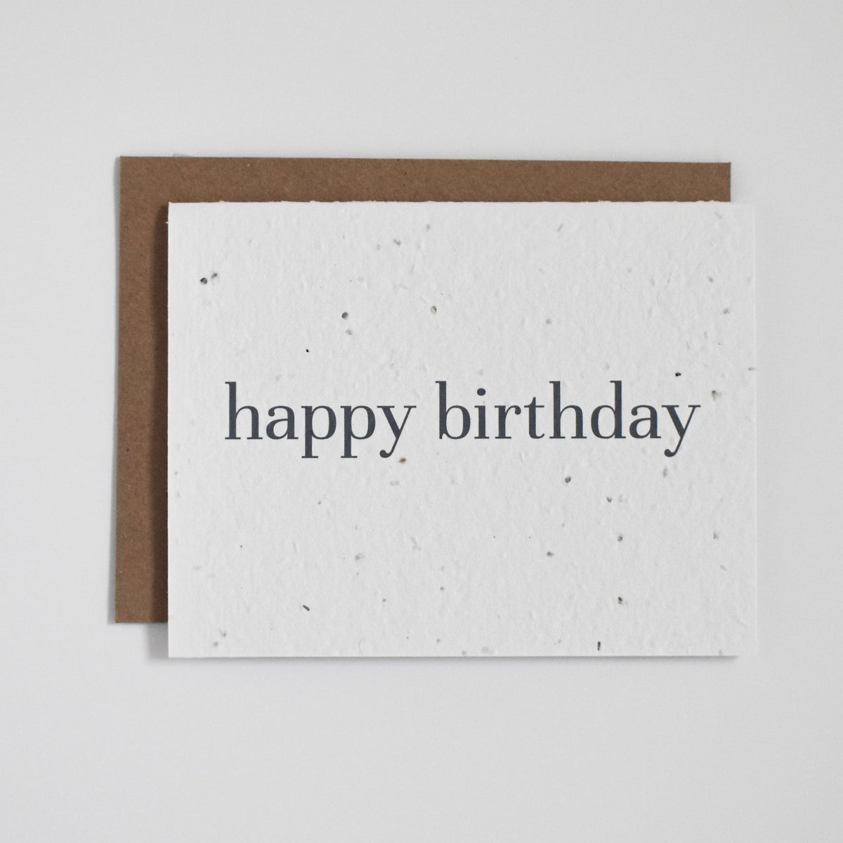 Happy Birthday- Plantable Greeting Card