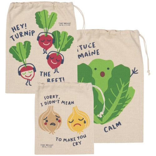 Danica Imports-Produce Bag Set/3 Funny Food